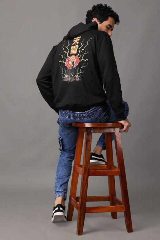 Men Full Sleeve Printed Hooded Sweatshirt - Xtrioelite