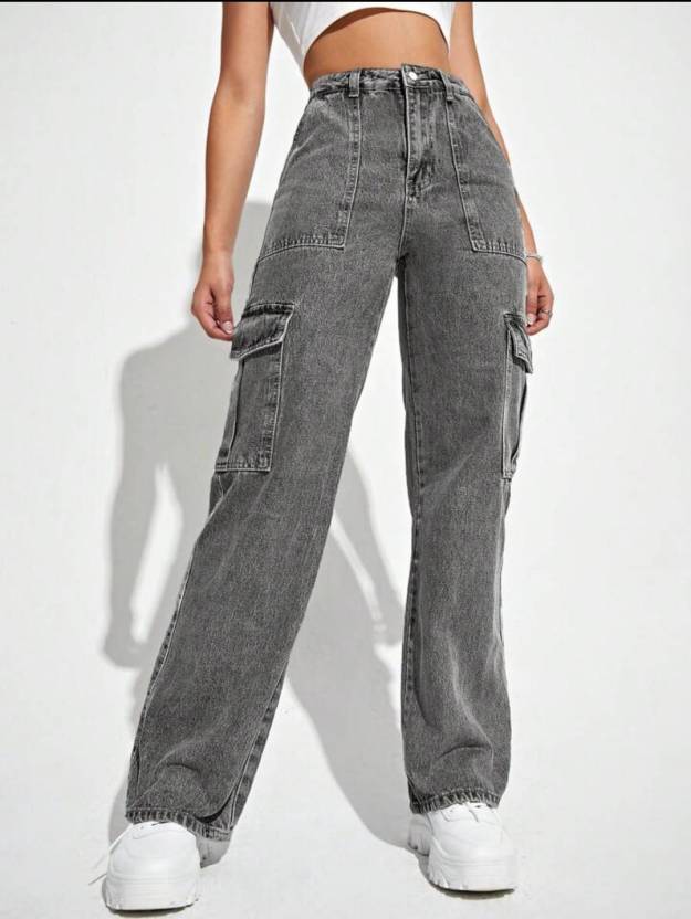 Women Regular High Rise Grey Jeans - Xtrioelite 