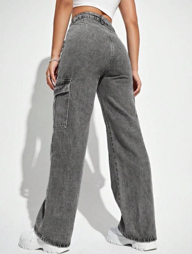 Women Regular High Rise Grey Jeans - Xtrioelite 