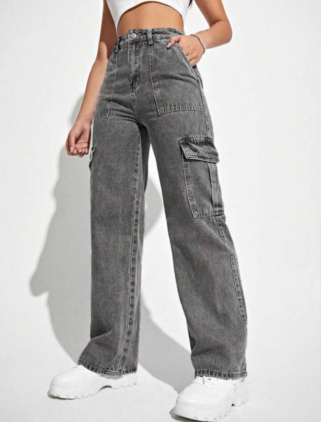 Women Regular High Rise Grey Jeans - Xtrioelite 