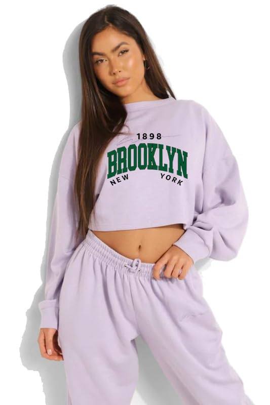 Brooklyn New York crop sweatshirt