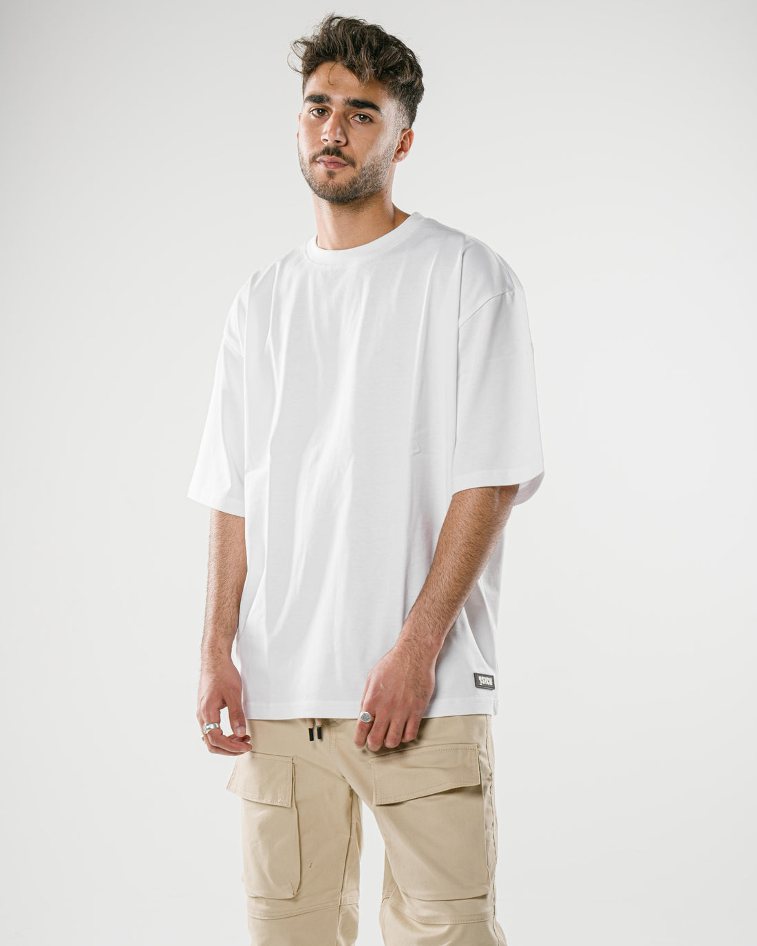 White oversized T-shirt