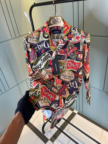 DSQUARED2 & CASABLANCA PRINTED PREMIUM SHIRTS - Xtrioelite 