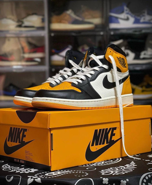 Nike Air Jordan 1 yellow taxi