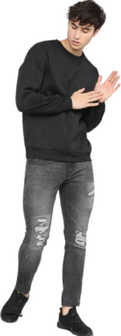 Plain solid black Sweatshirt